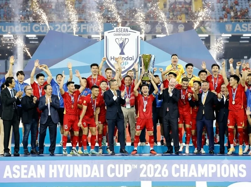 Tuyển Việt Nam bảo vệ thành công danh hiệu ASEAN Hyundai Cup 2026, đánh dấu lần thứ tư vô địch khu vực.