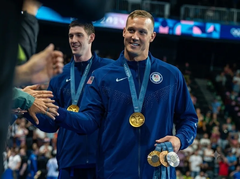 Caeleb Dressel sở hữu bộ sưu tập huy chương Olympic ấn tượng và từng tỏa sáng mạnh mẽ tại Rio, Tokyo và Paris.